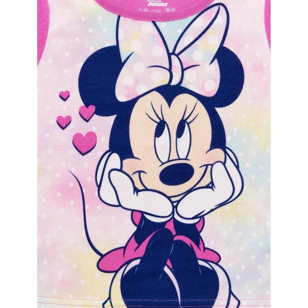 Disney Minnie Mouse Pajamas Girls 18M Pink‎ New 2-Piece Flannel PJ Set